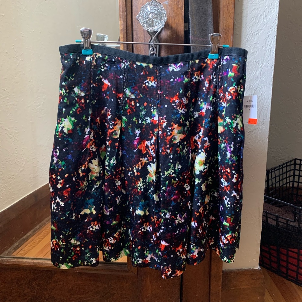 GAP floral pleated mini skirt